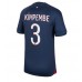 Maillot de foot Paris Saint-Germain Presnel Kimpembe #3 Domicile vêtements 2023-24 Manches Courtes